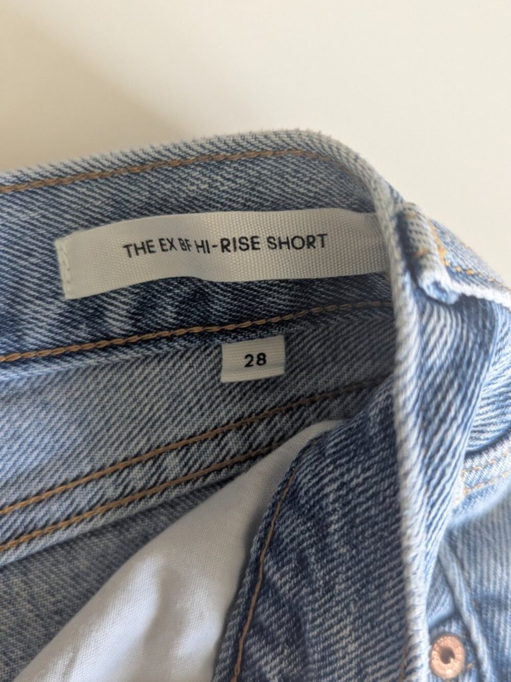 Denim Forum The Ex-Boyfriend Hi-Rise Denim Short - Picture 10 of 13
